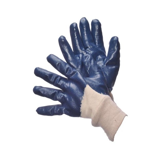 Fully Coated Blue Nitrile with Knit Wrist 96-6120FP