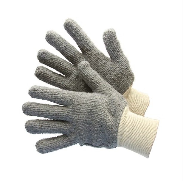 Grey Terry Cloth Gloves 50-1200Q-G